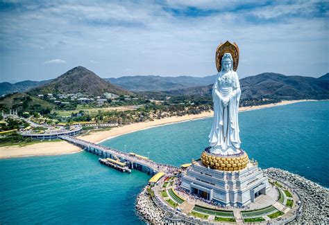 Nanshan Temple: A Majestic Mountaintop Sanctuary with Breathtaking Coastal Views!